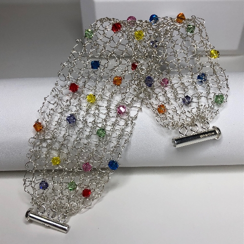 Rainbow Cuff Bracelet | SilverTales | Hand Crafted Jewellery
