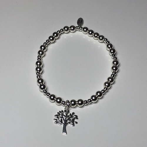 Tree of Life Silver Frosted Bracelet | SilverTales | Hand Crafted Jewellery