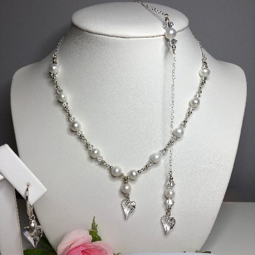 Freshwater Pearl Backdrop Necklace - Naomi | SilverTales | Hand Crafted Jewellery