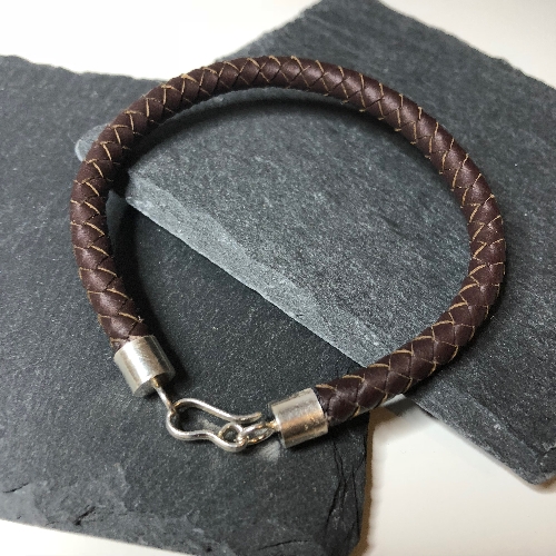 Leather Braid  | SilverTales | Hand Crafted Jewellery