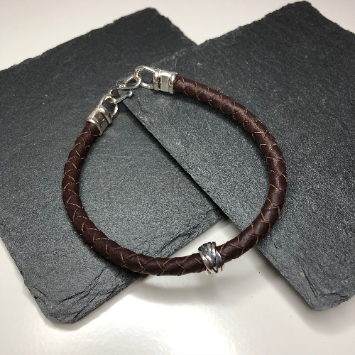 Leather Braid  | SilverTales | Hand Crafted Jewellery