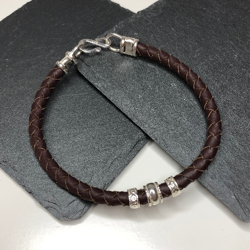 Leather Braid  | SilverTales | Hand Crafted Jewellery