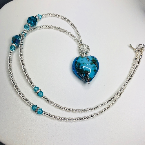 Murano Heart  | SilverTales | Hand Crafted Jewellery