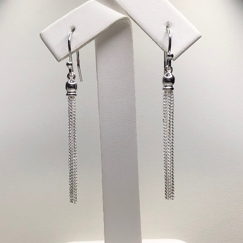 Tassel Earrings & Pendant Set in Sterling Silver at Silver Tales